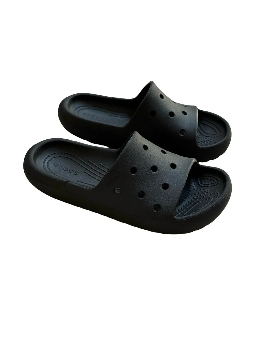 CROCS Black Kids Slide Sandal